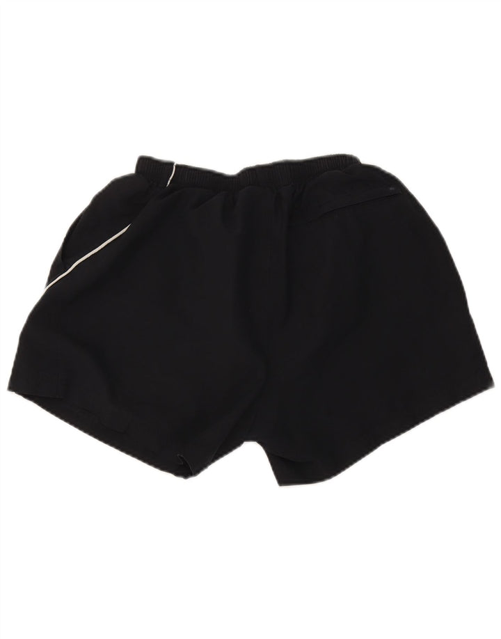 Nike Damen Sportshorts UK 12 Mittelschwarzes Polyester
