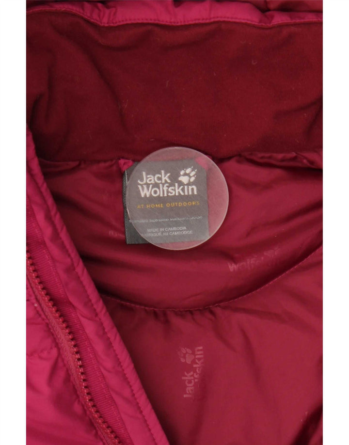 Jack Wolfskin Damen-Jacke mit Kapuze, gepolstert, UK 8/10, Größe S, rosa, Polyester