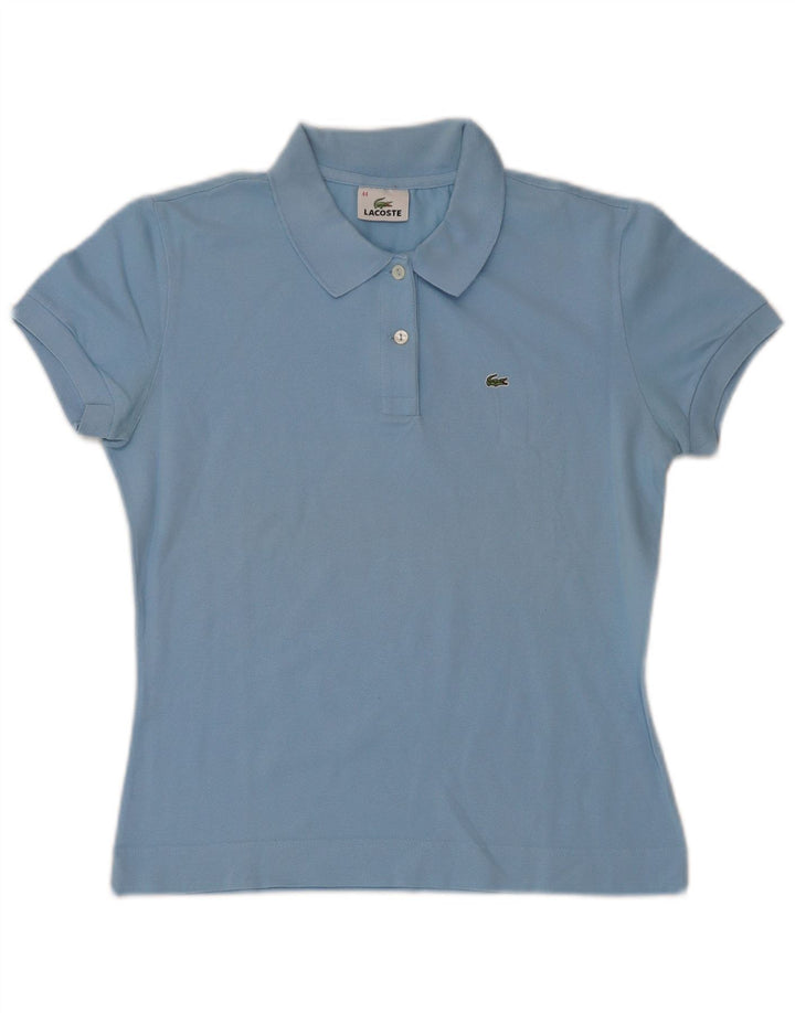 Lacoste Damen-Poloshirt, Größe 44, große blaue Baumwolle