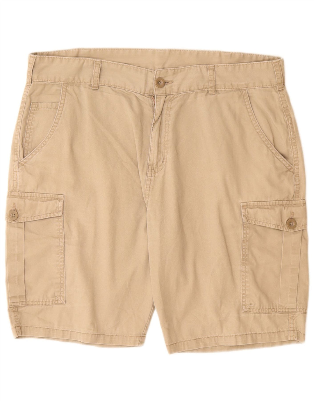 Mountain Warehouse Herren-Cargoshorts, W36, Größe L, Beige, Baumwolle