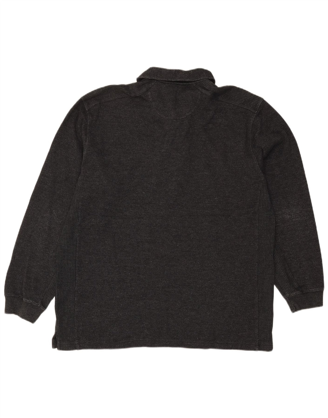 IZOD Herren-Langarm-Poloshirt XL, schwarze Baumwolle