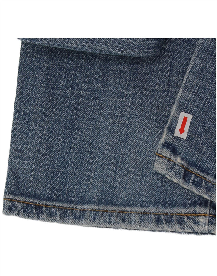 JECKERSON Womens Straight Jeans W27 L34 Blue