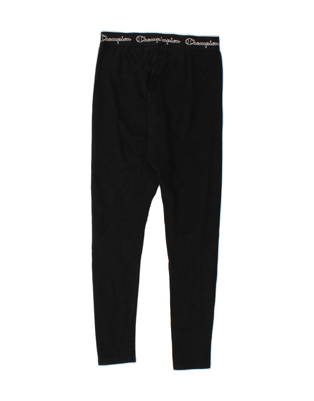 CHAMPION Womens Graphic Leggings UK 12 Medium  Black Vintage Champion and Second-Hand Champion from Messina Hembry 