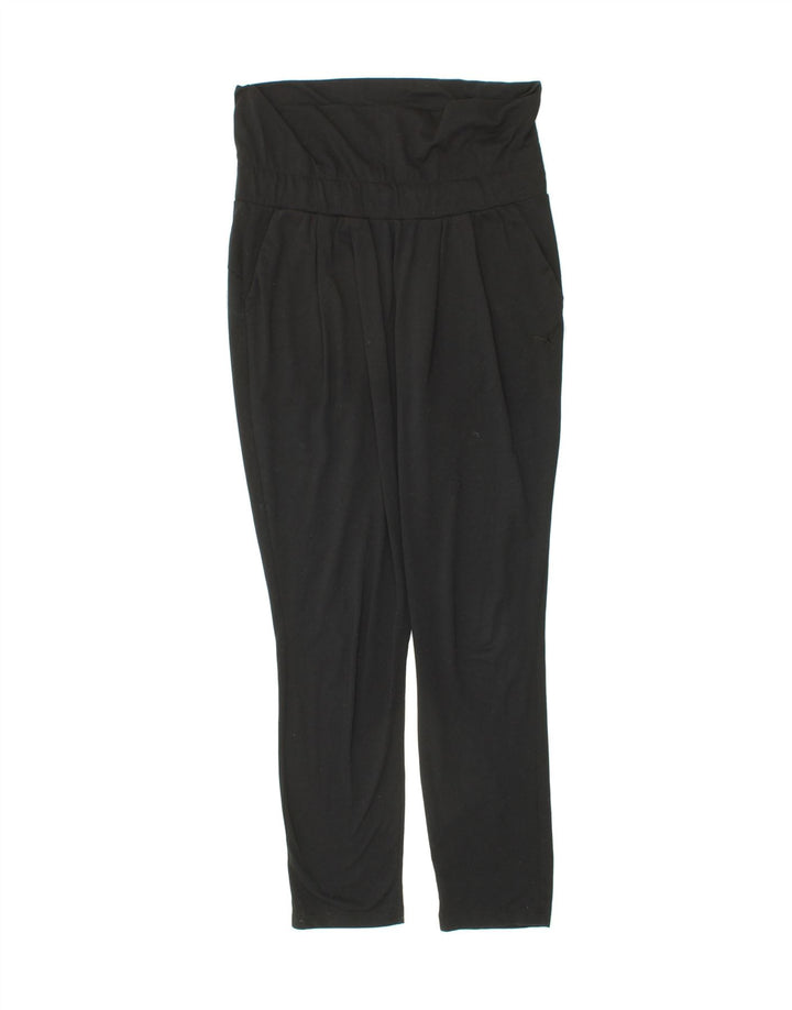 PUMA Womens High Waist Tracksuit Trousers UK 12 Medium Black Polyester Vintage Puma and Second-Hand Puma from Messina Hembry 