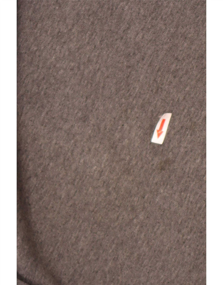 Nike Herren-Sweatshirt-Pullover, große grau gefleckte Baumwolle