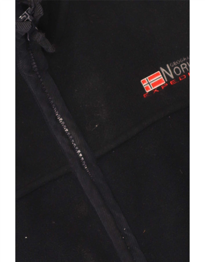Geographical Norway Herren-Fleecejacke, UK 41, Größe L, Marineblau, Polyester