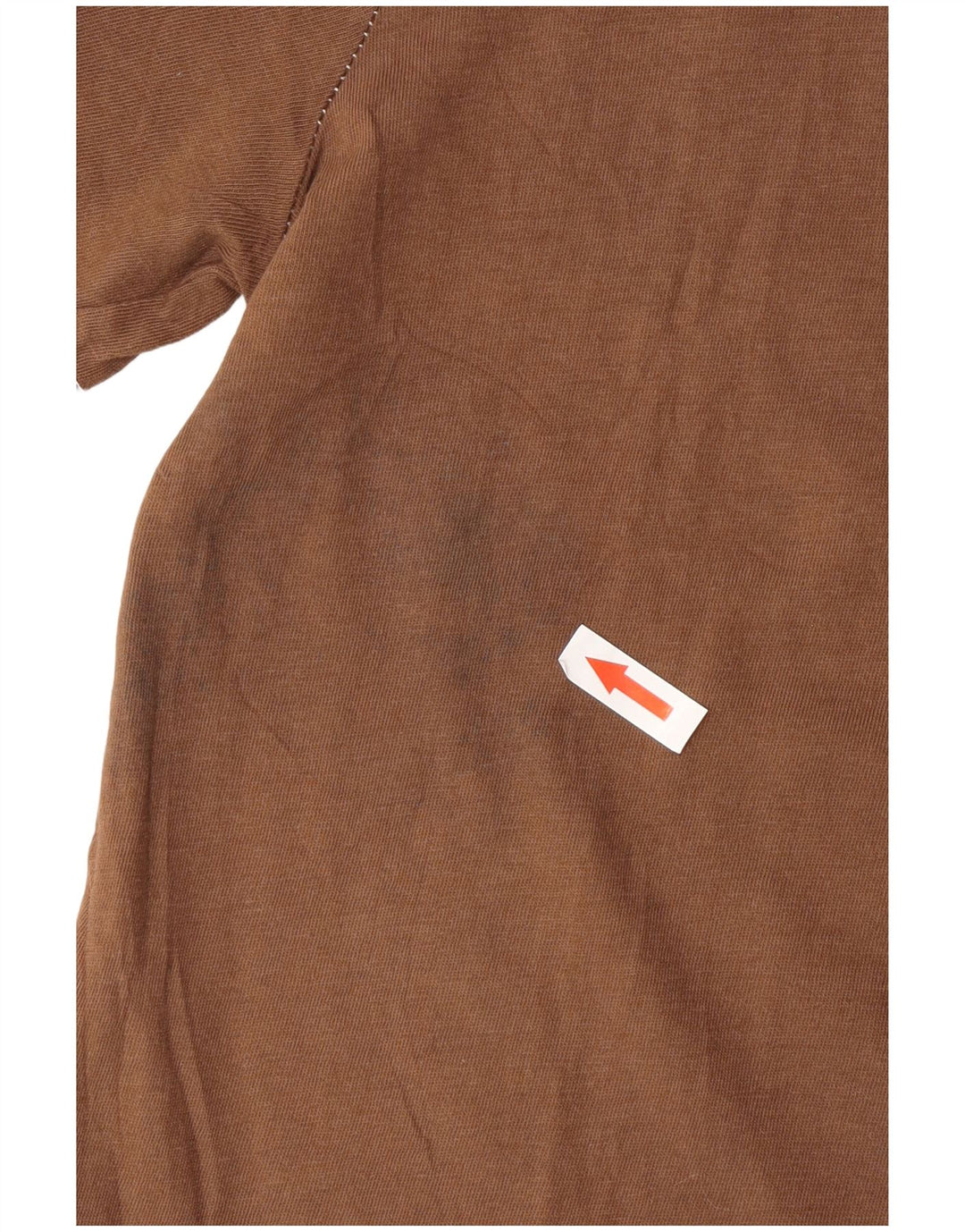 Zara Damen T-Shirt Top UK 10 Small Braun