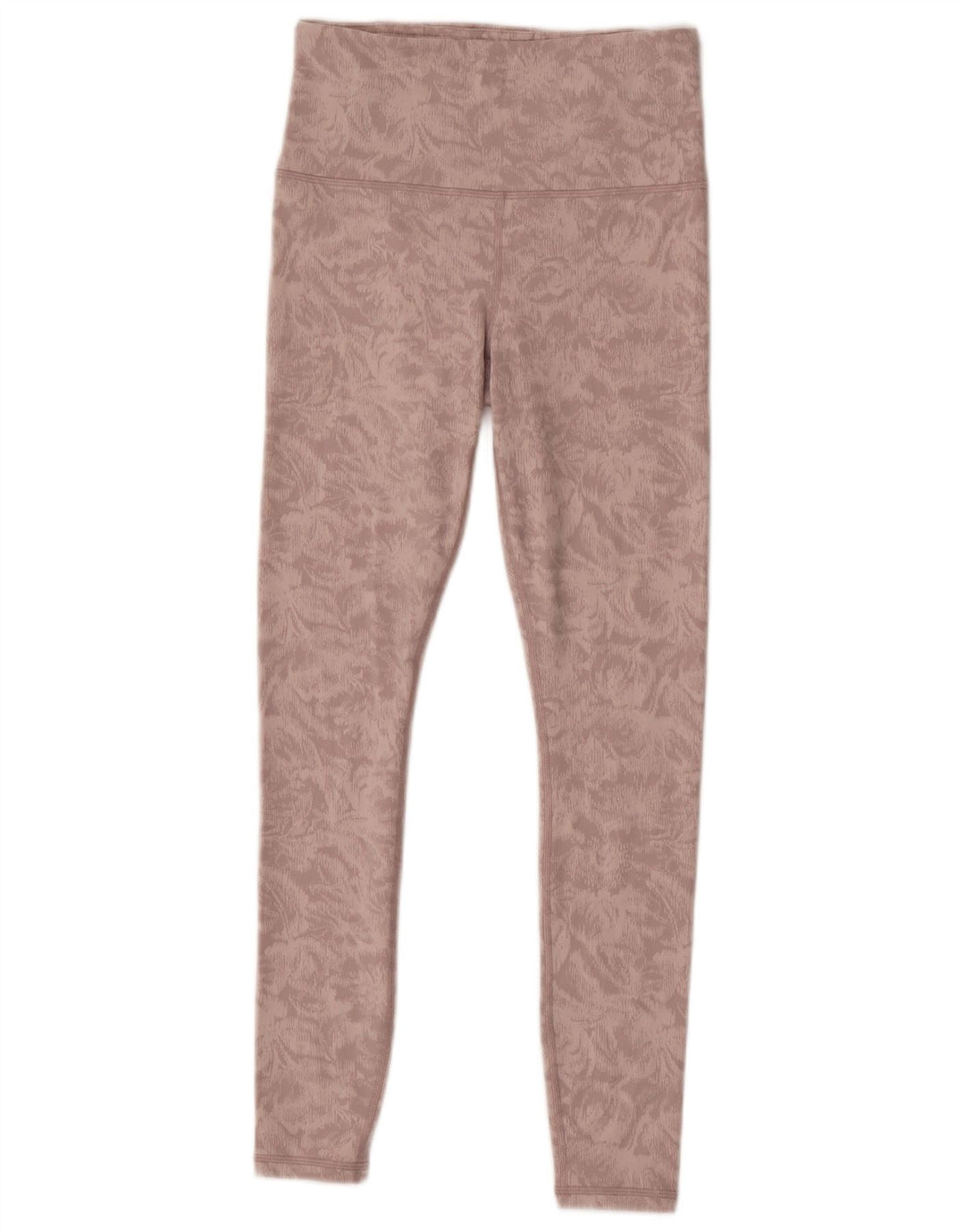 Athleta Womens Abstract Pattern Leggings UK 8 Small Pink Nylon