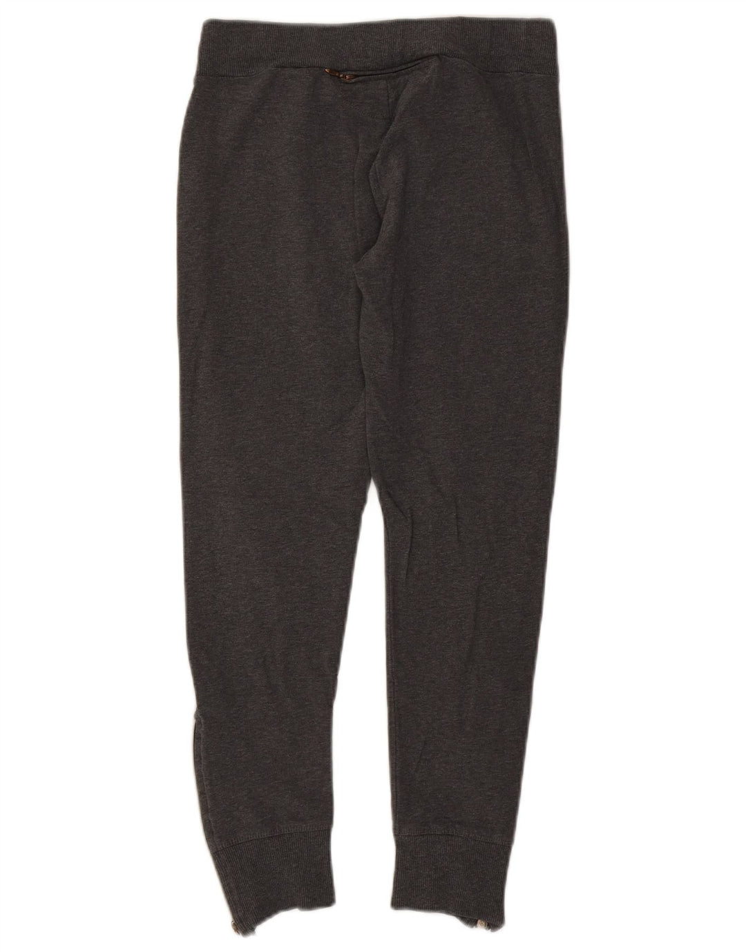 Champion Womens Crop Leggings UK 12 Mittelgrau gefleckte Baumwolle