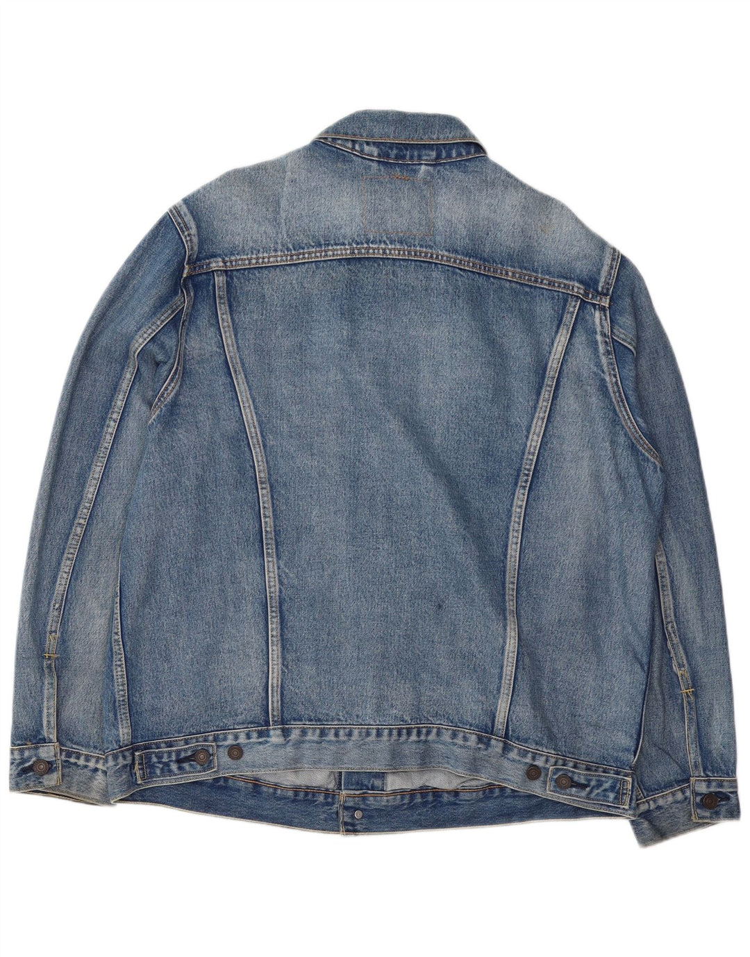 Levi's Herren Jeansjacke UK 42 XL Blaue Baumwolle