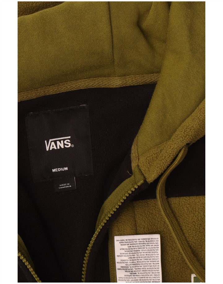 Vans Herren-Fleecepullover mit Kapuze, Mittelschwarzes Colourblock-Polyester