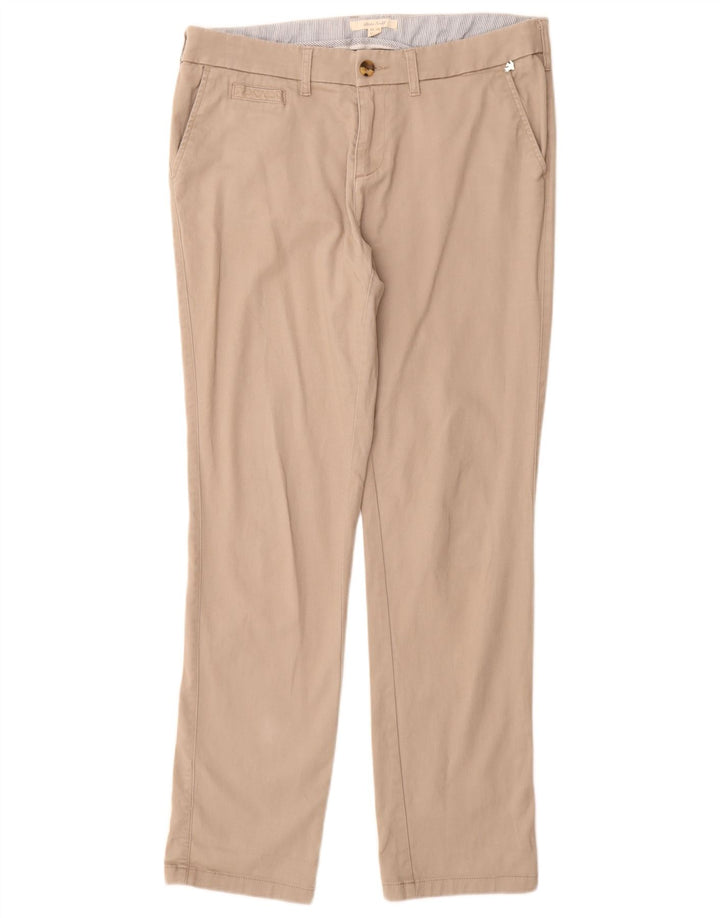 WHITE STUFF Slim Chino-Hose für Damen, UK 14, Größe L, W32, L30, Beige, Baumwolle