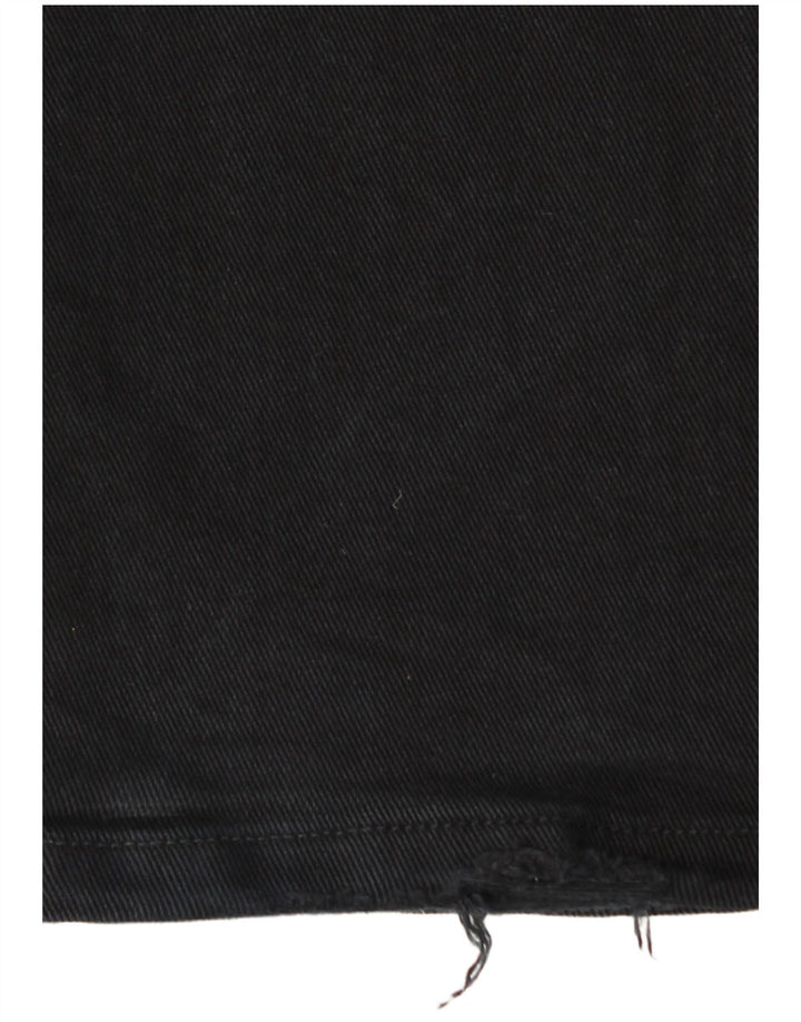 Wrangler Herren Texas Stretch Straight Jeans W38 L32 Schwarze Baumwolle