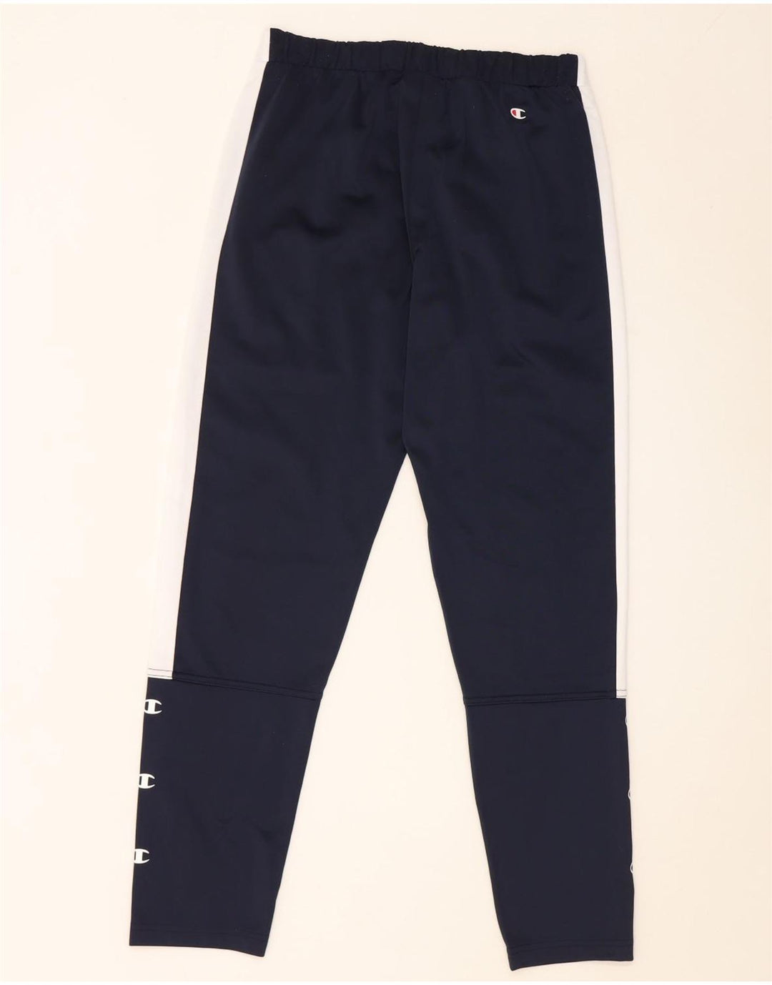 Champion Herren-Trainingshose mit Grafik, Größe S, Marineblau, Farbblock