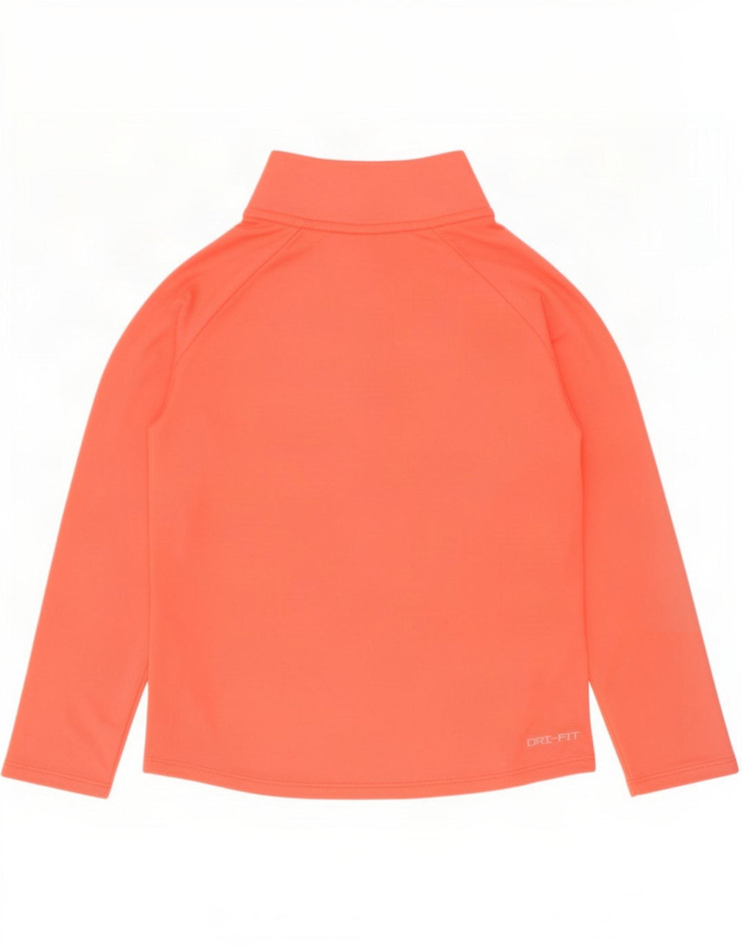 Nike Dri Fit Pullover-Trainingsoberteil für Mädchen mit Reißverschluss, 6–7 Jahre, Größe L, Orange