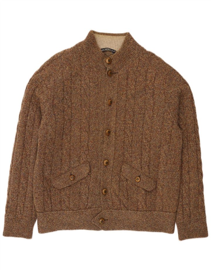 Jeckerson Herren-Strickjacke, Größe L, Braun