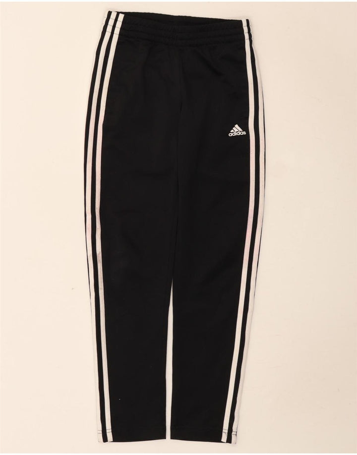 Adidas Trainingshose für Jungen, 9–10 Jahre, schwarzes Polyester