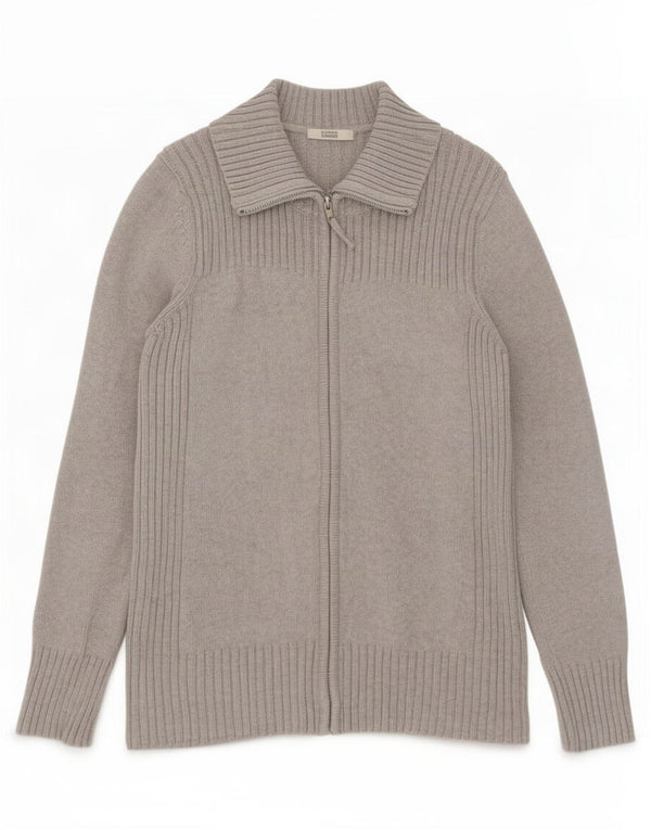 Marks & Spencer Damen-Cardigan-Pullover UK 16 Große graue Baumwolle