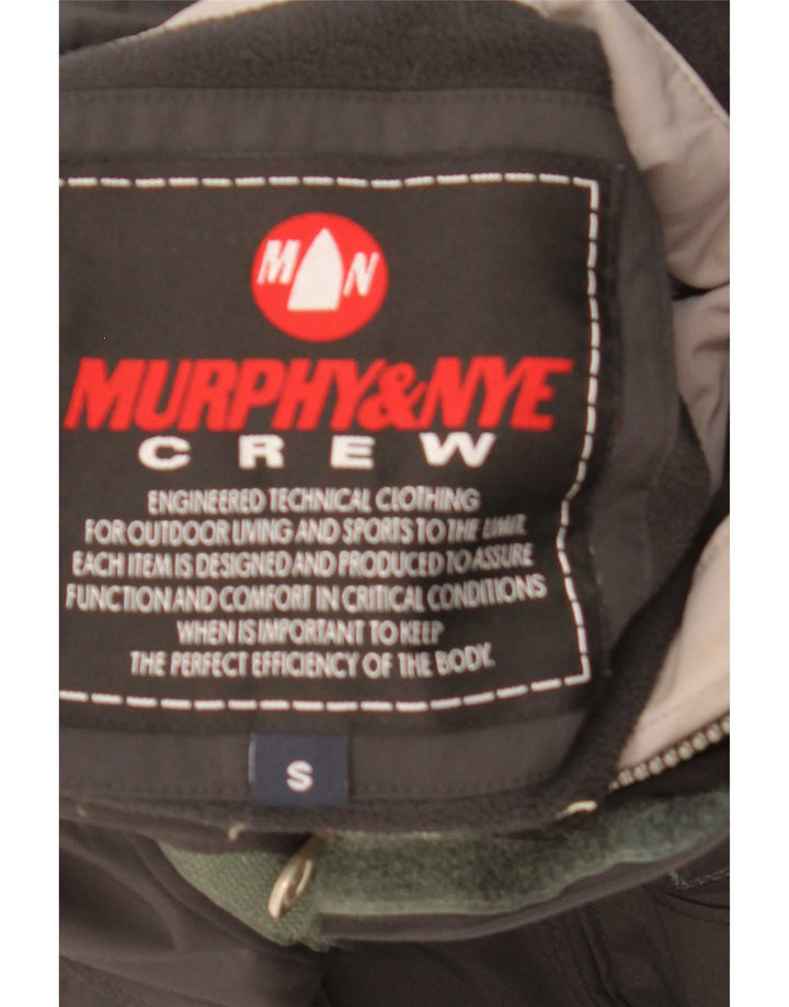 Murphy & Nye Herren Loose Fit Graphic Windjacke UK 36 Small Schwarz