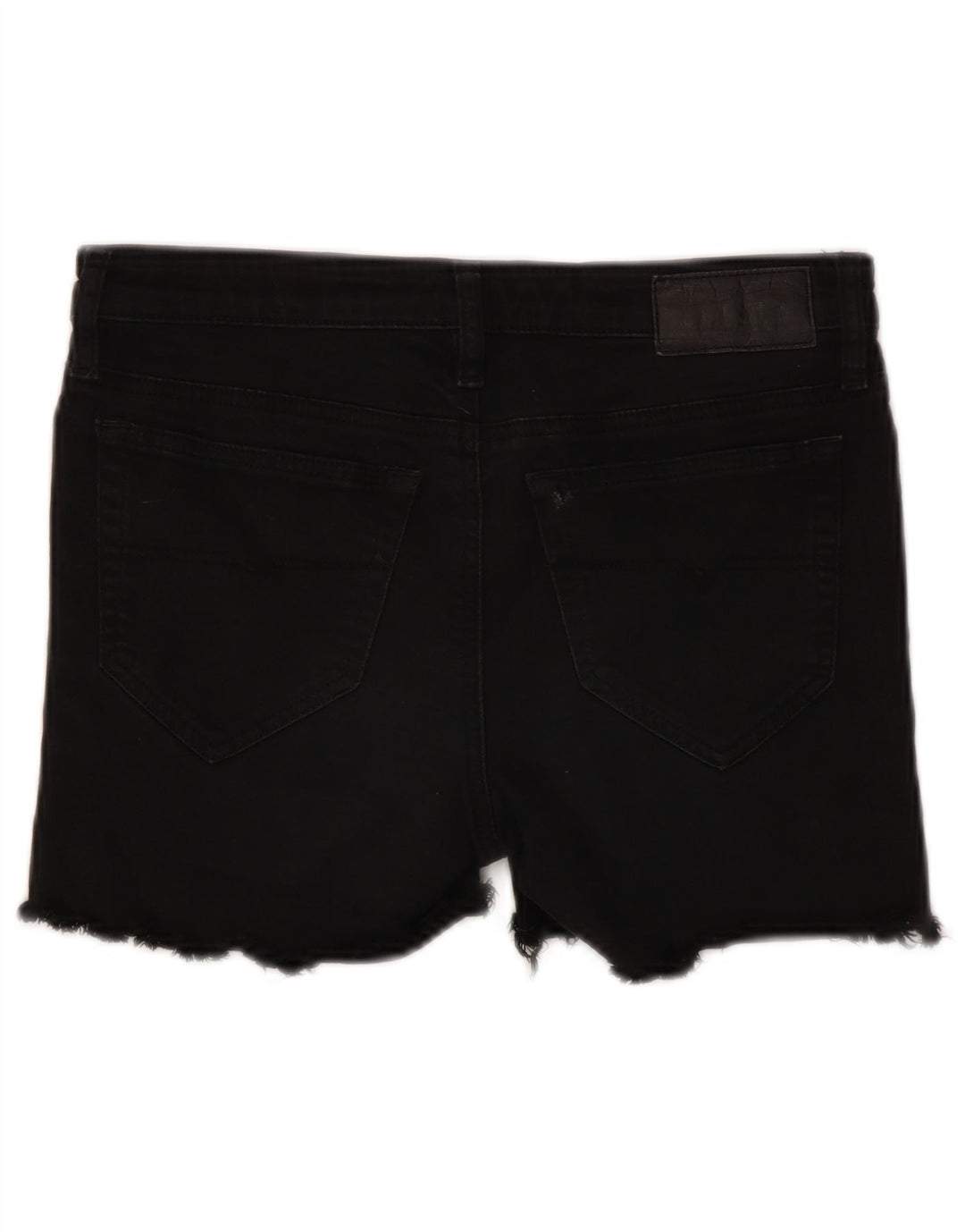 Diesel Womens Skinzee Denim Shorts W28 Mittelschwarze Baumwolle