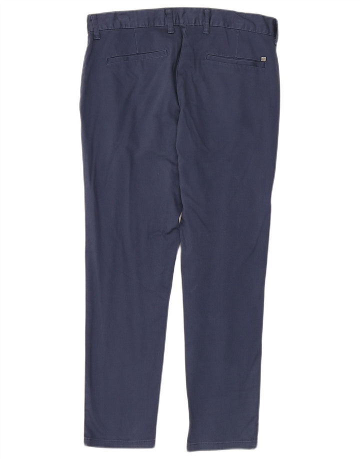 Zara Slim Chino-Hose für Herren, EU 40, Größe M, W31, L28, Marineblau, Baumwolle
