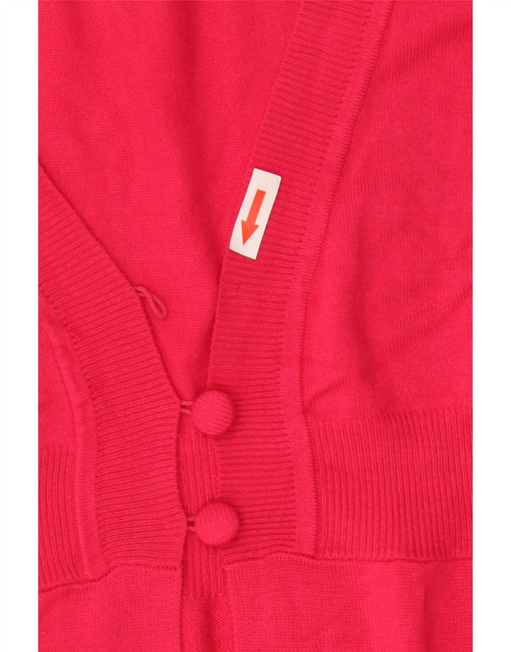 Marks & Spencer Damen-Cardigan-Pullover UK 8 Small Rosa Viskose