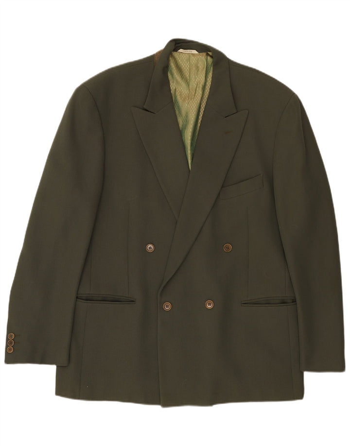 Mille Miglia Herren Zweireiher Blazer Jacke UK 40 Large Grün
