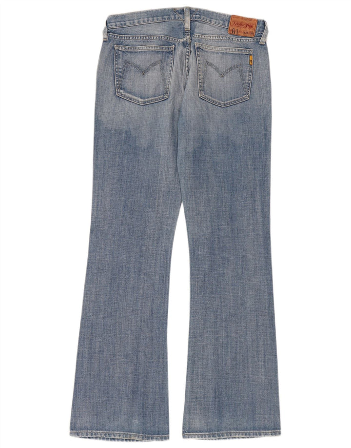Meltin' Pot Damen Nicole Bootcut Jeans W29 L34 Blaue Baumwolle