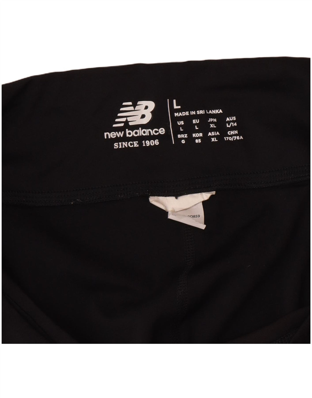 New Balance Damen Capri-Leggings UK 14 Large Schwarz