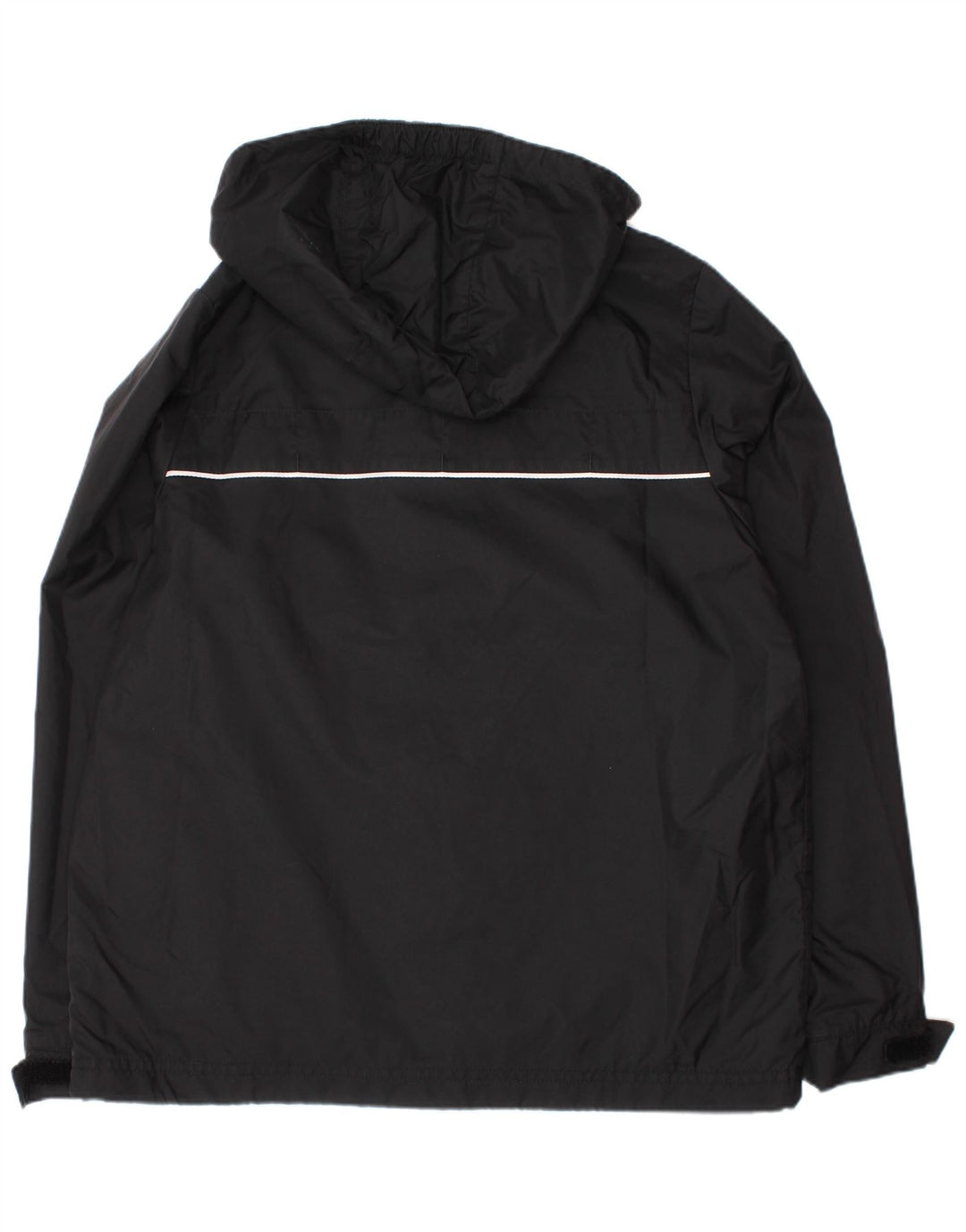 Adidas Jungen-Trainingsanzug mit Kapuze, Top-Jacke, 9–10 Jahre, schwarzes Polyester