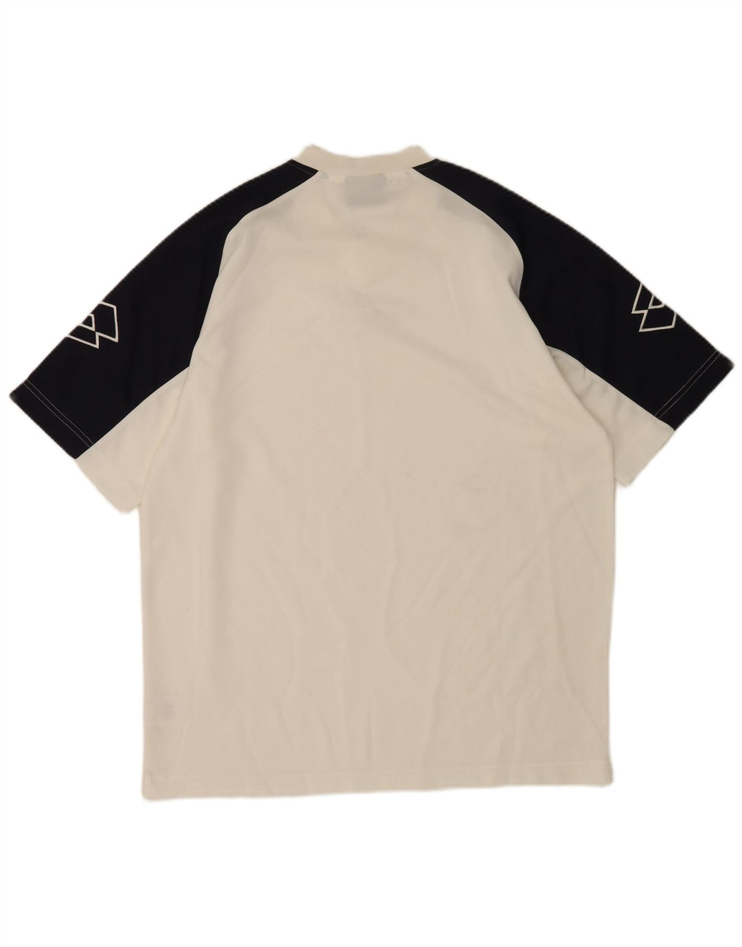 Lotto Herren-T-Shirt mit Grafik, XL, weißes Colourblock-Polyester