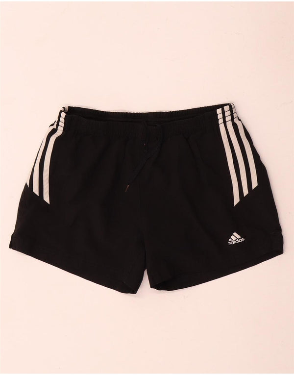 Adidas Damen Sportshorts UK 10 Small Schwarz