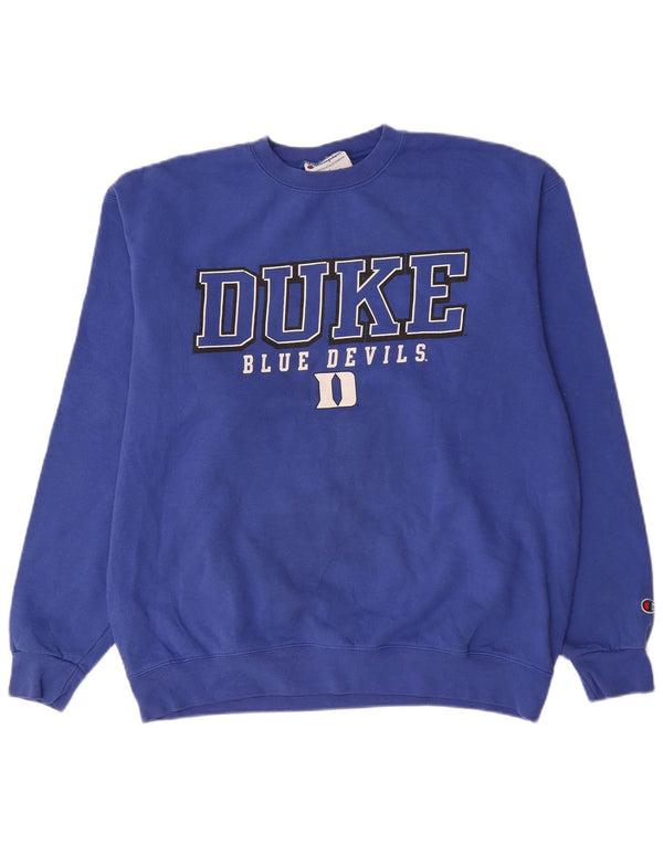 Champion Herren Duke Blue Devils Basketball Grafik-Sweatshirt, Pullover, Größe L