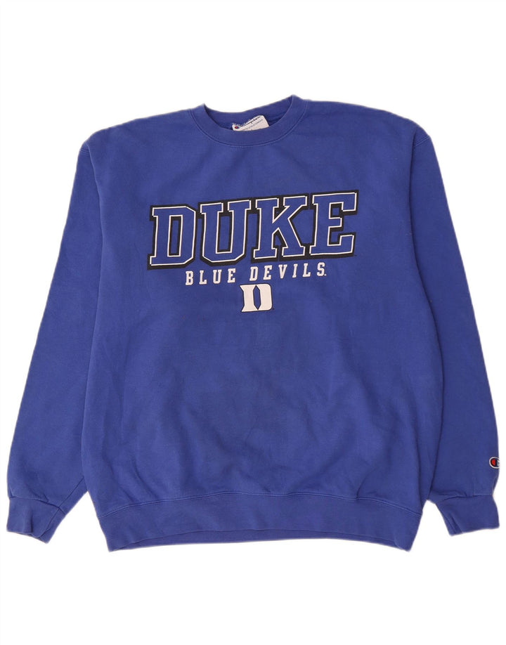Champion Herren Duke Blue Devils Basketball Grafik-Sweatshirt, Pullover, Größe L