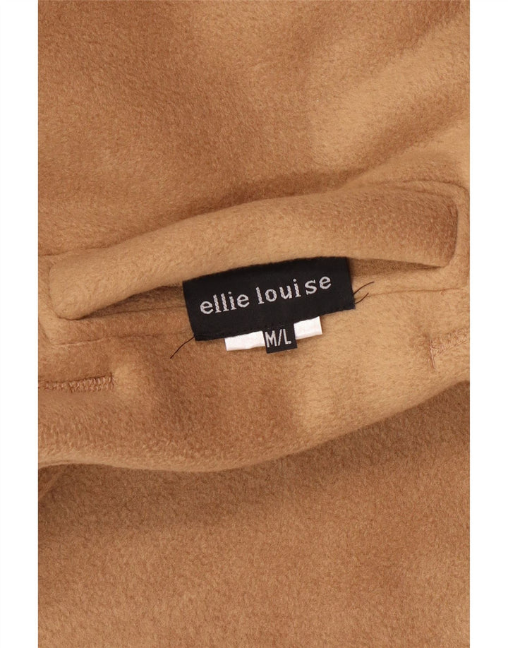 Vintage Herren-Fleece-Wendeweste, UK 38, mittelbeigefarbenes Polyester