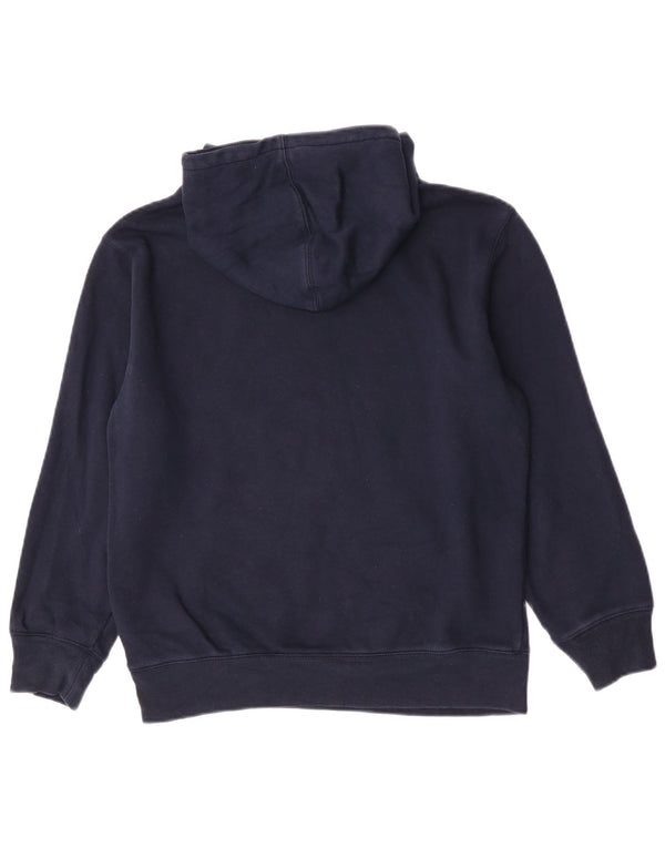 Gap Jungen-Pullover mit grafischem Kapuzenpullover, 13–14 Jahre, 2XL, Marineblau, Baumwolle
