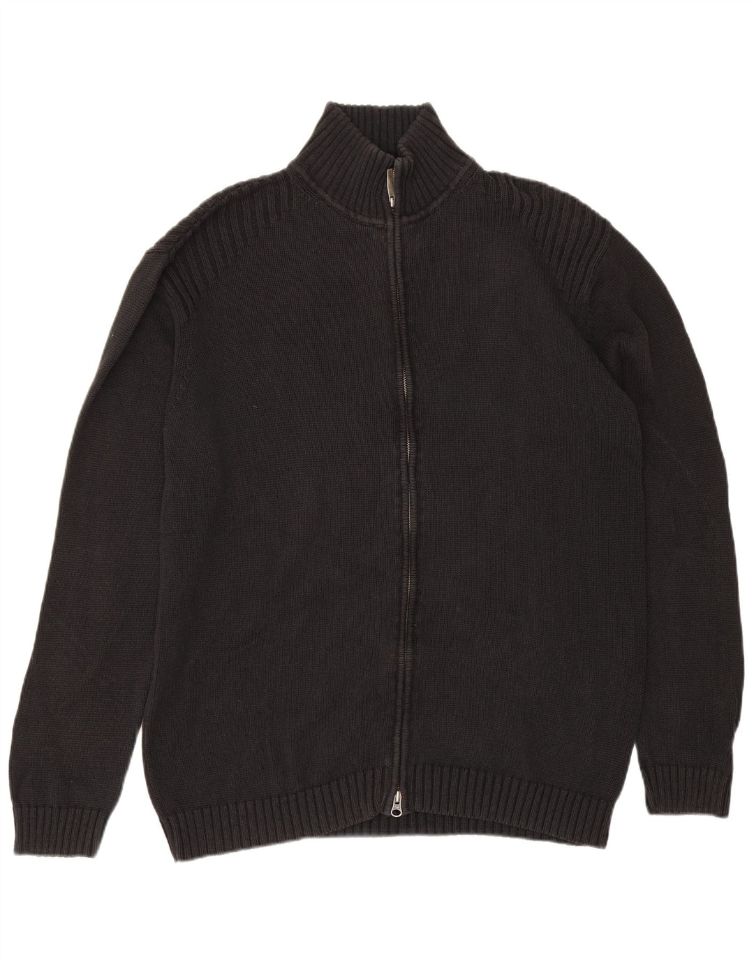 Gant Herren Strickjacke XL Schwarz Leinen