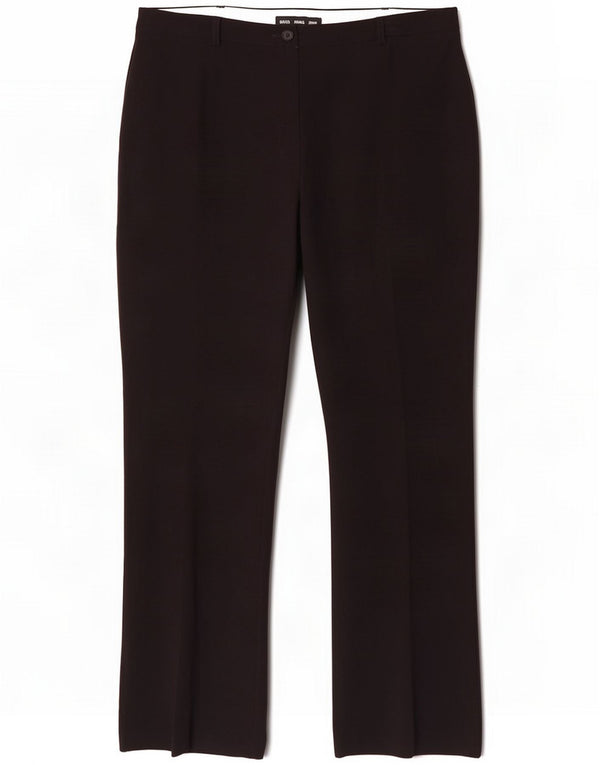 Marks & Spencer Womens High Waist Casual Trousers UK 16 Large W34 L30 Black