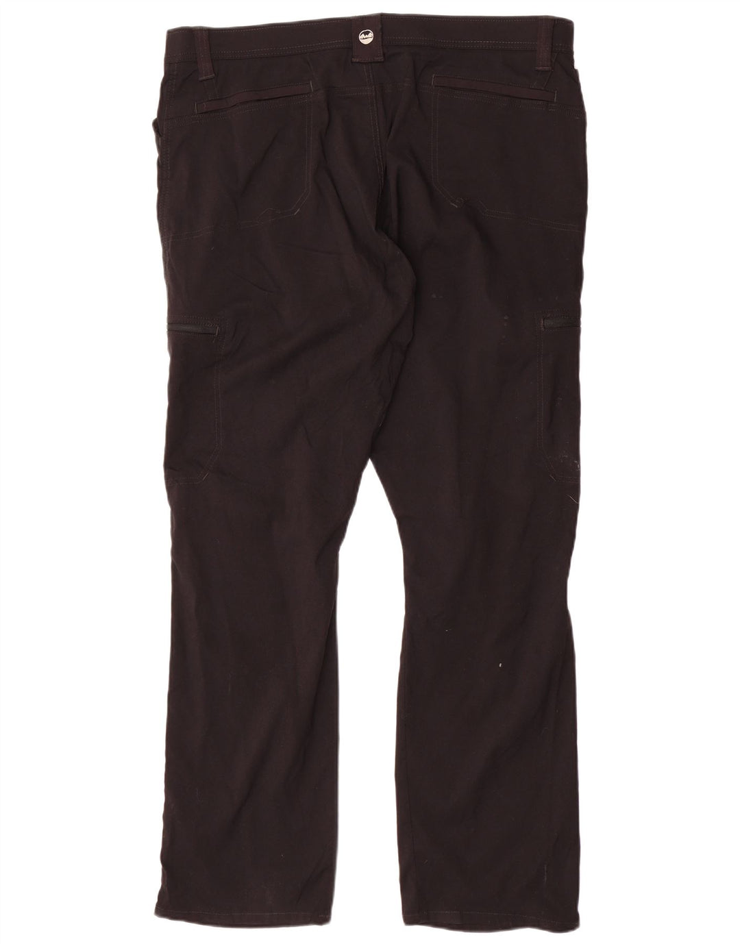 WRANGLER Gerade Cargohose für Damen W42 L30 Schwarzes Nylon