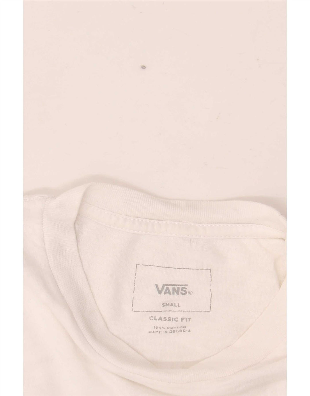 Vans Herren-T-Shirt mit klassischer Passform, Grafik, Größe S, Weiß
