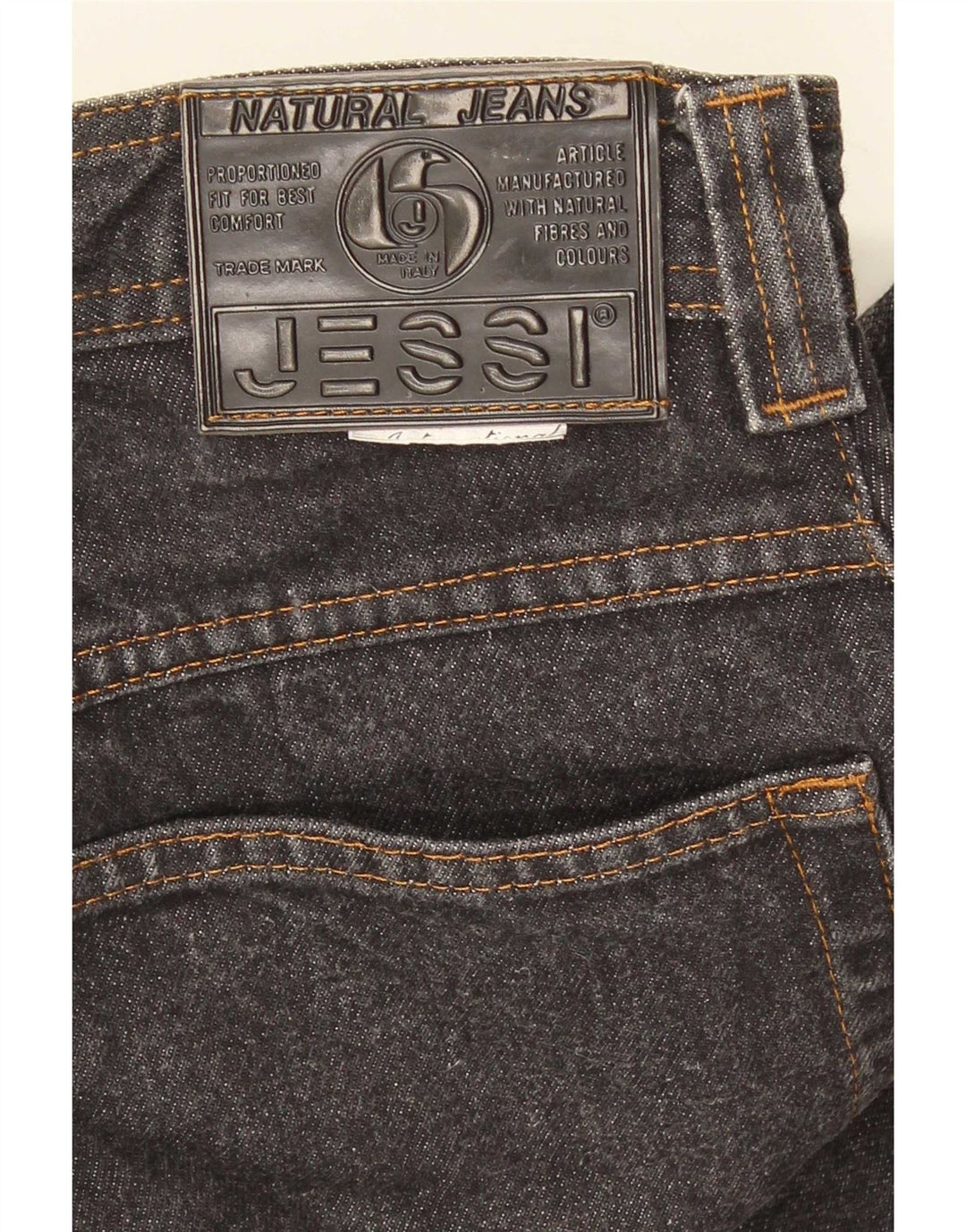 Jessi Herren Tapered Jeans W33 L29 Graue Baumwolle
