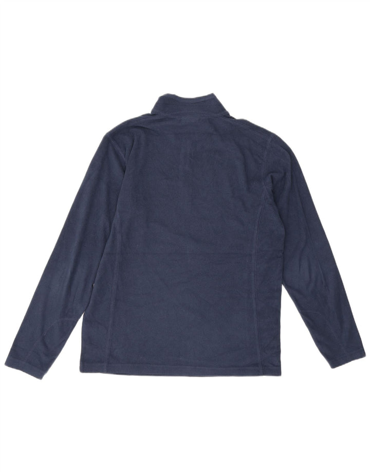 Columbia Herren-Fleecepullover mit Reißverschluss, Größe S, Marineblau, Polyester