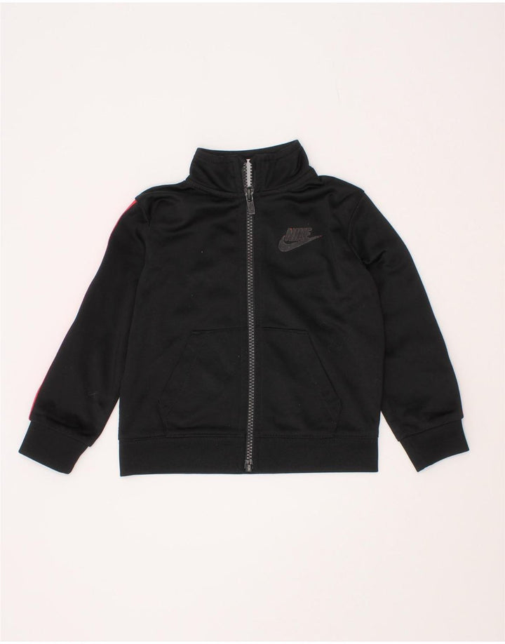 Nike Baby-Jungen-Trainingsanzugoberteil mit Grafik, 18–24 Monate, Schwarz, Farbblock