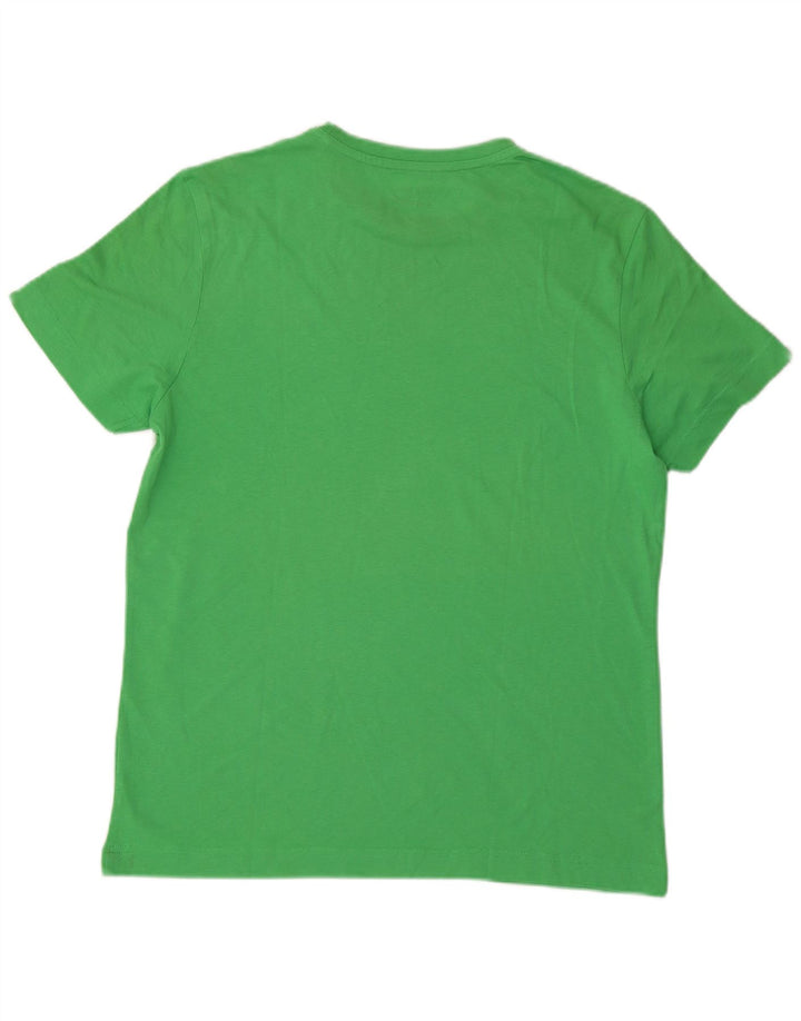 Lotto Herren Grafik-T-Shirt-Oberteil Mittelgrün