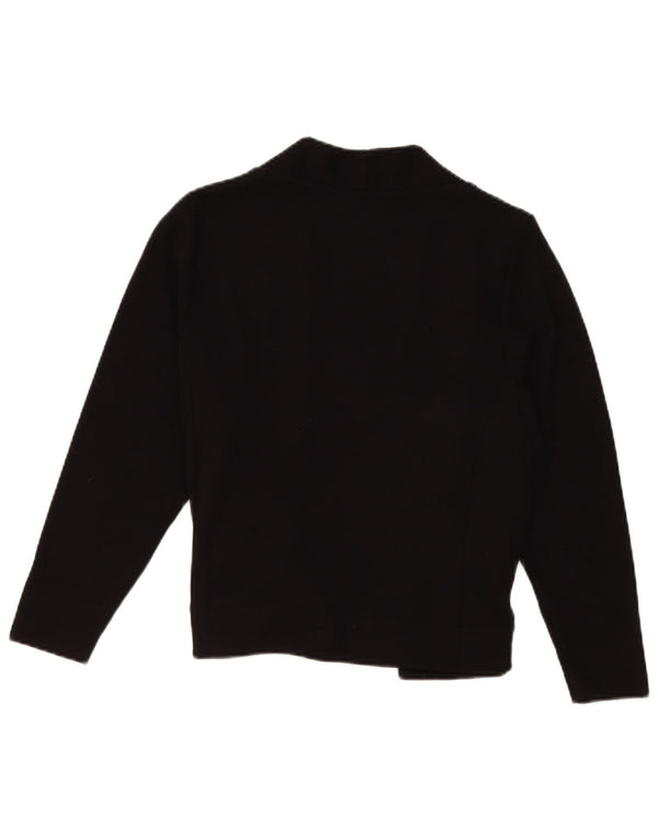 Marks & Spencer Womens Petite Open Cardigan Pullover UK 18 XL Schwarz Viskose