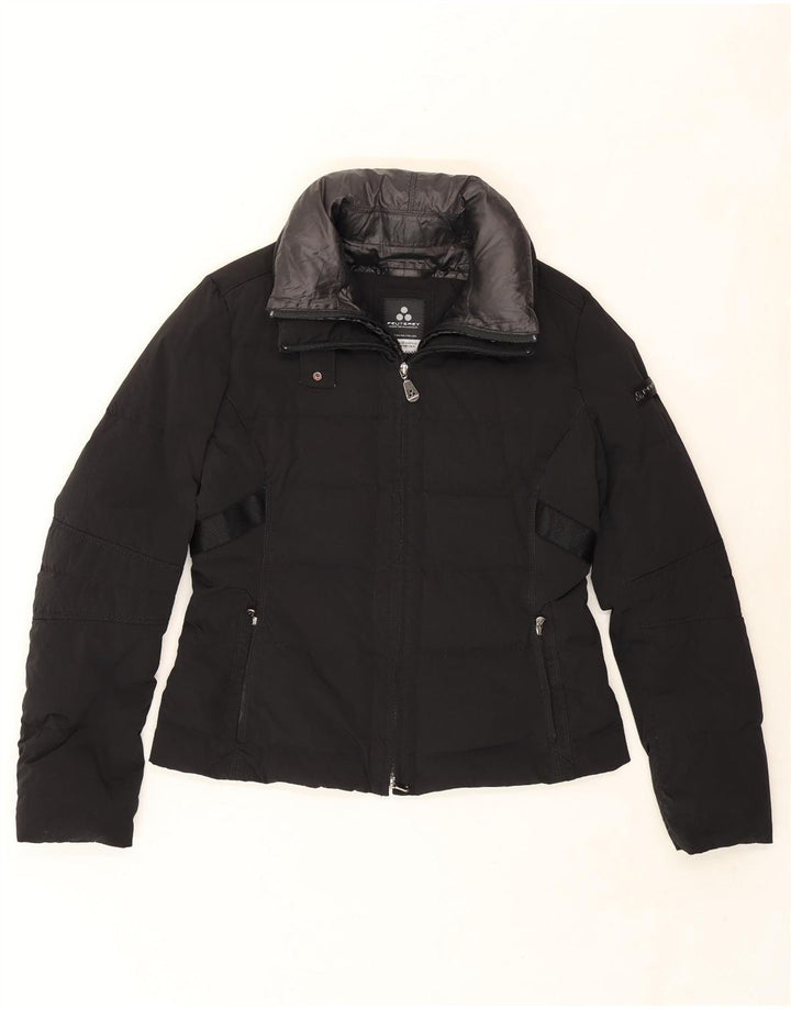 PEUTEREY Womens Padded Jacket IT 48 XL Black Polyamide Vintage PEUTEREY and Second-Hand PEUTEREY from Messina Hembry 
