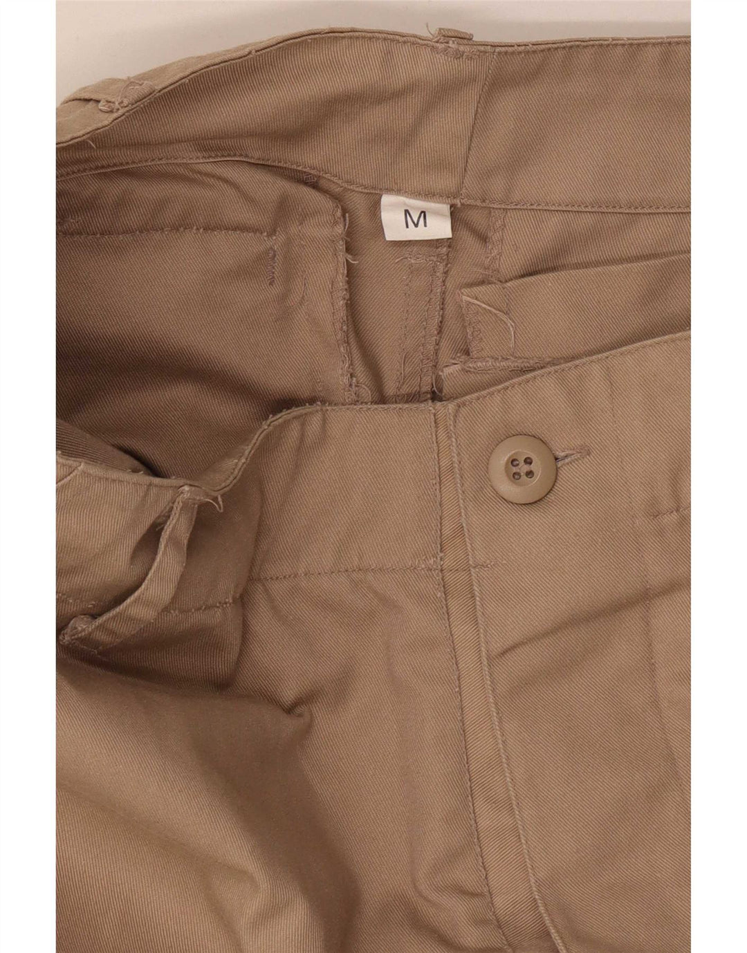 Vintage Herren Jogger Cargo Hose Medium W34 L31 Beige