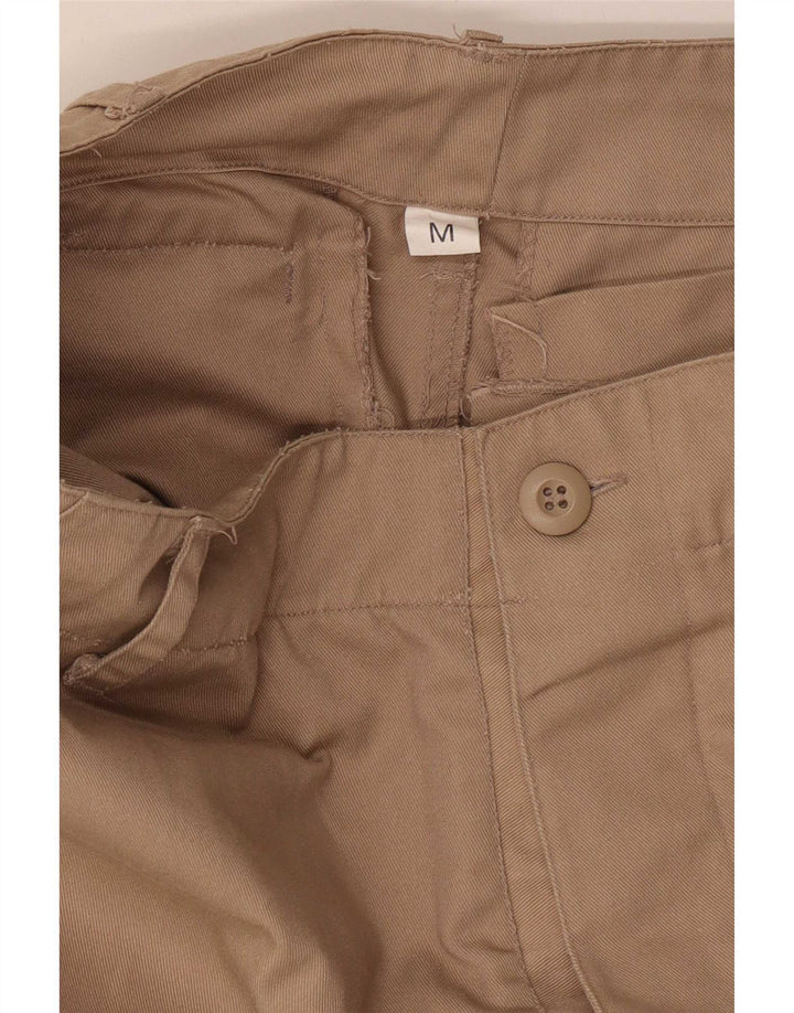 Vintage Herren Jogger Cargo Hose Medium W34 L31 Beige