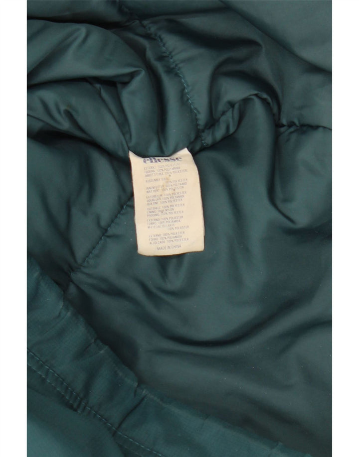 Ellesse Herren-Windbreakerjacke mit Kapuze, UK 38, Mittelgrün, Farbblock