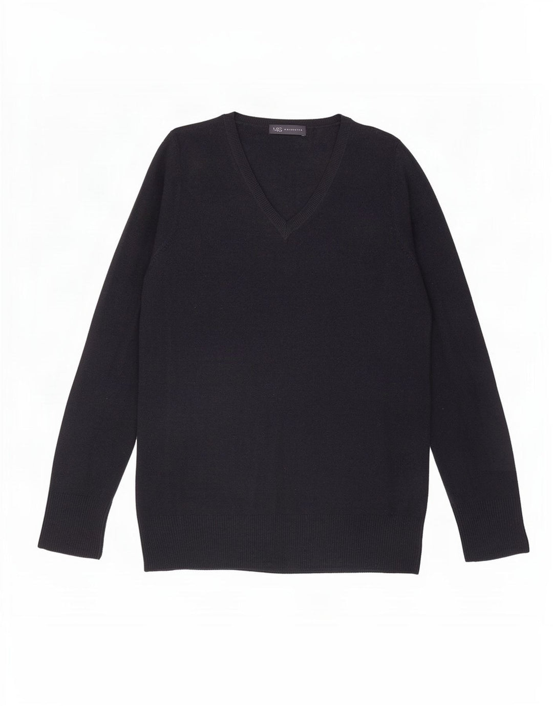 Marks & Spencer Damen-Pullover mit V-Ausschnitt, Größe 40, Marineblau
